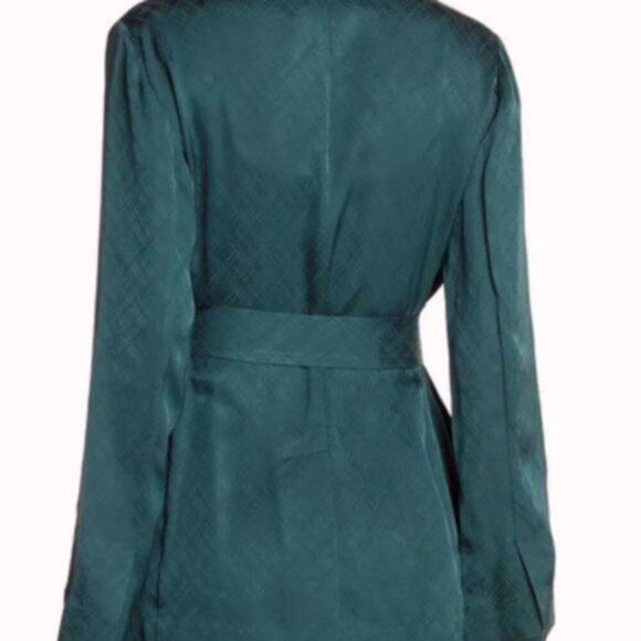Equipment Ramond Jewel tone blazer Green size 2 - Picture 3 of 8